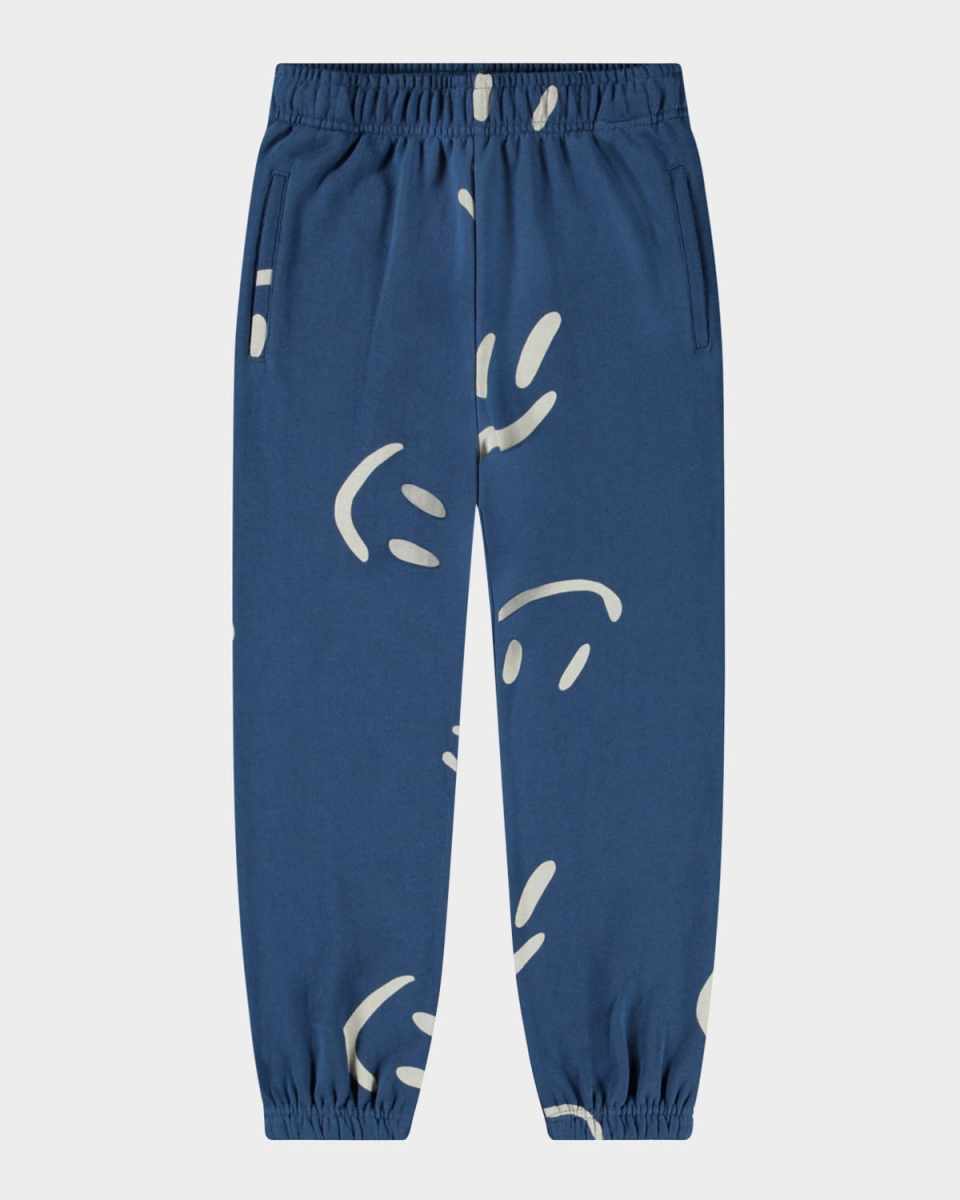 Boy's Allen Happy Face Sweatpants, Size 8-10